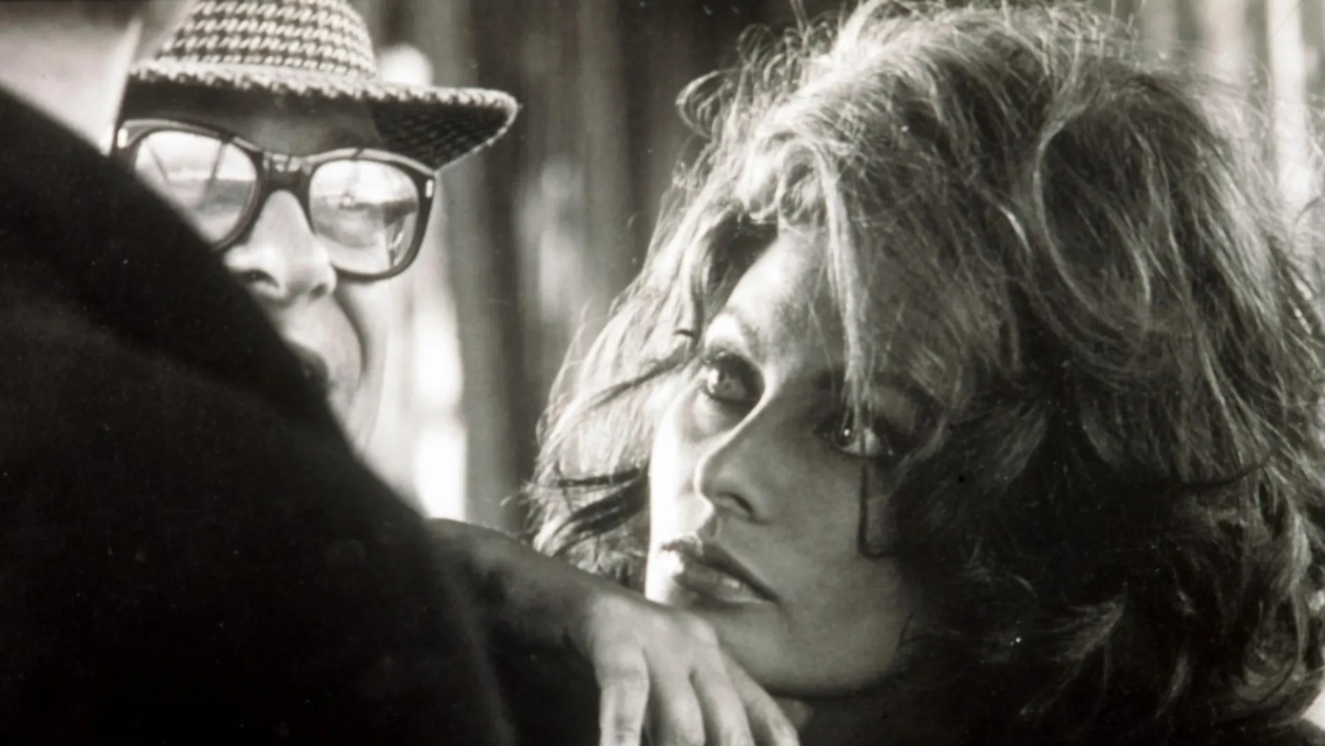 Actress Sophia Loren and Carlo Ponti are seen in this picture taken by Tazio Secchiaroli in 1966 during the filming of "Arabesque," which is on display in Rome.