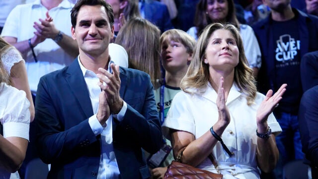 Roger y Mirka Federer, en la pasada Laver Cup