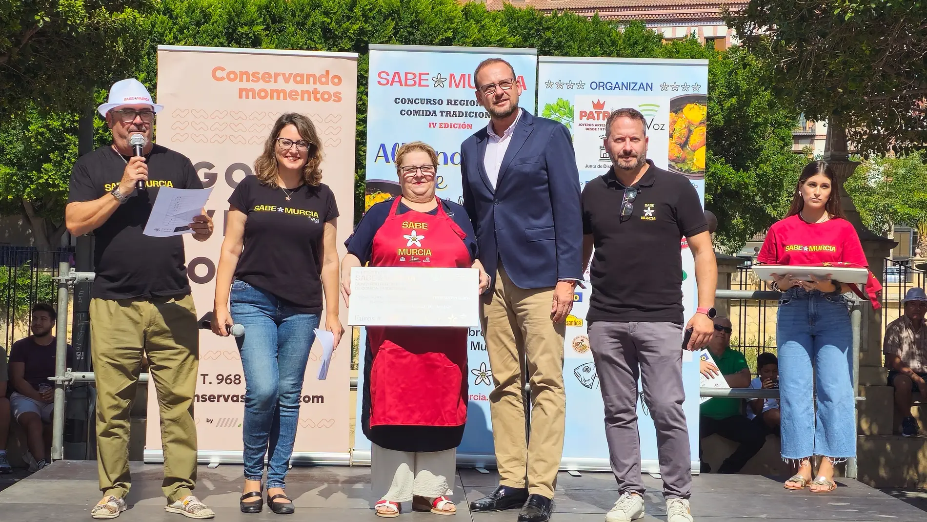 El concejal Pepe Guillém durante la entrega de los premios "Sabe a Murcia"