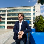 Francisco Javier Ayala Ortega, alcalde de Fuenlabrada, el pasado 23 de septiembre en la plaza del ayuntamiento. 