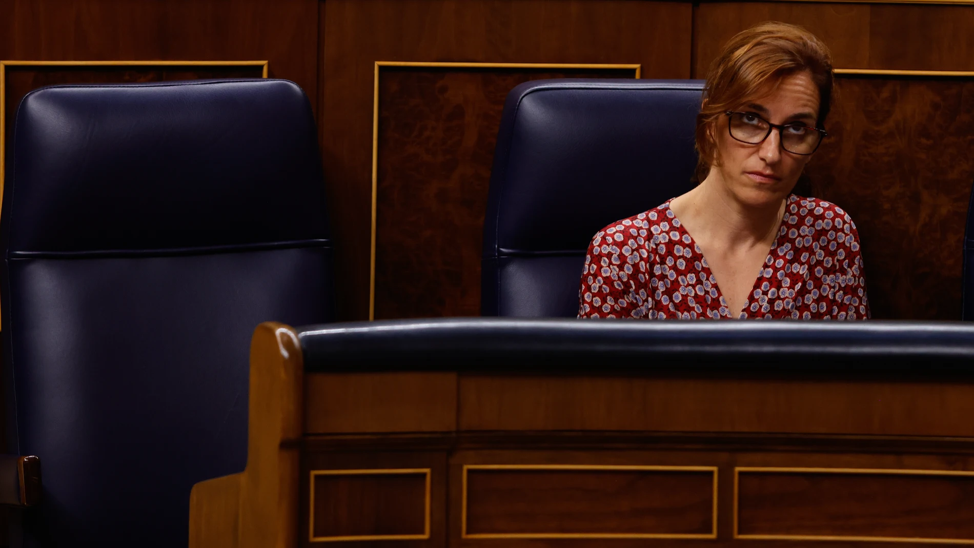 Mónica García en el pleno del Congreso de los Diputados