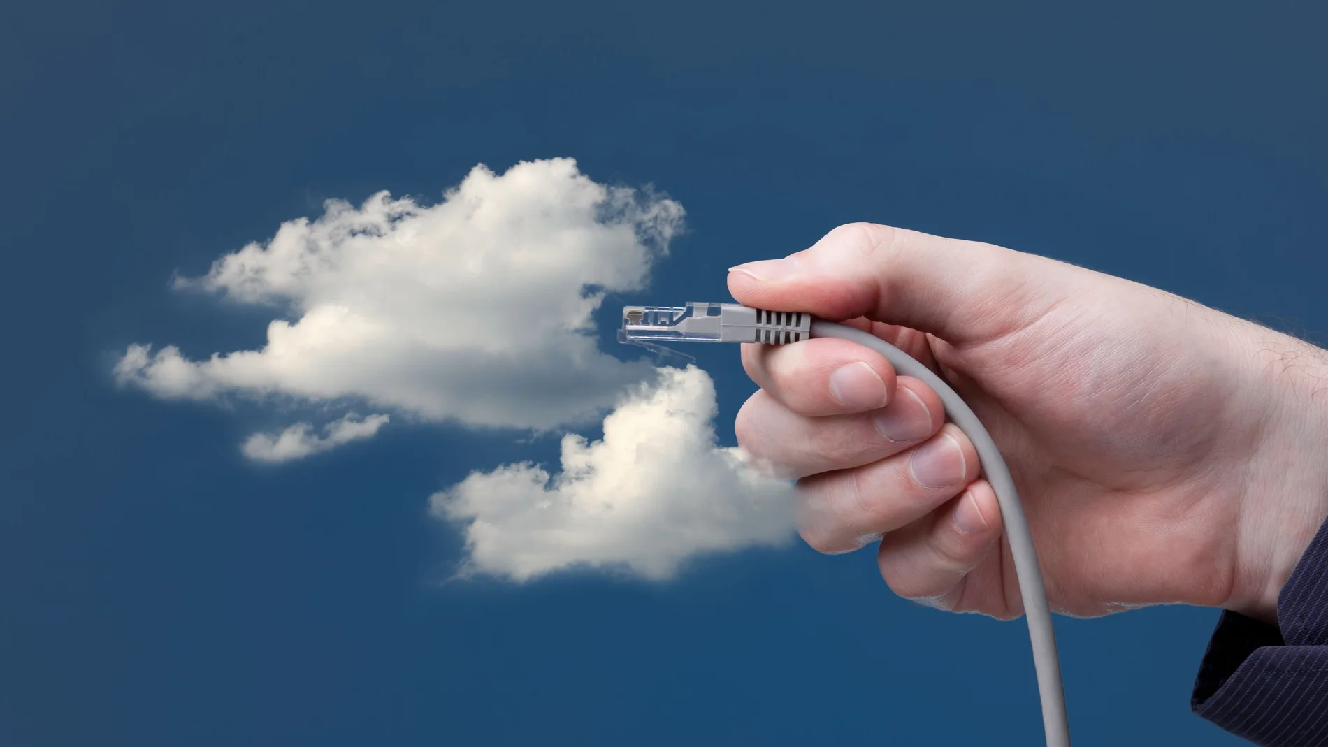 Concepto de la nube de internet