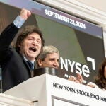 Argentinian President at New York Stock Exchange