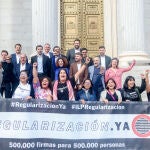 Regularización.Ya celebra que el Congreso haya desbloqueado la ILP para regular a medio millón de migrantes