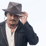 El actor Johnny Depp en la 72 edición del Festival Internacional de Cine de San Sebastián