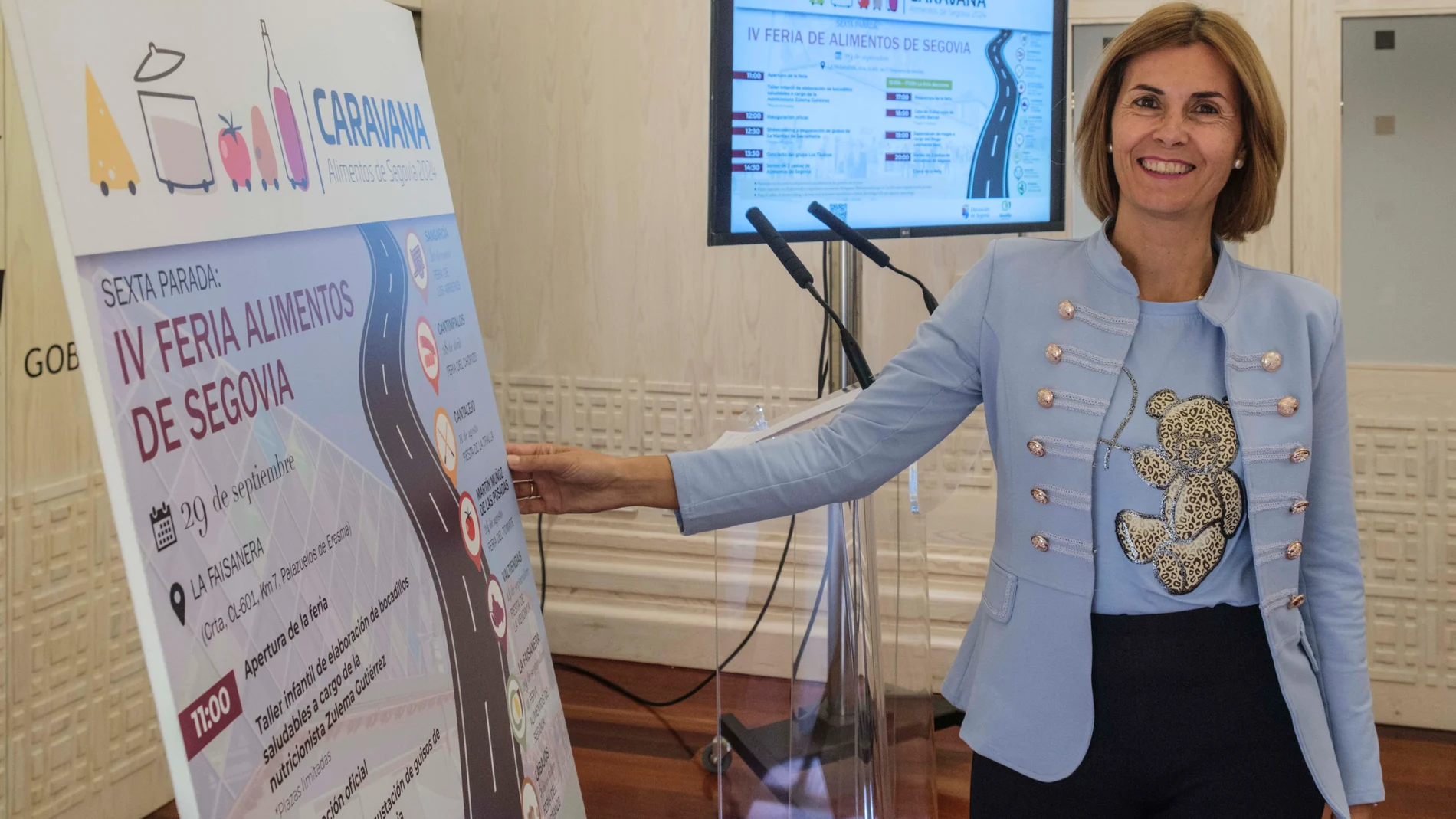 La diputada Magdalena Rodríguez presenta la feria