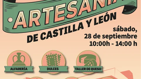Cartel anunciador de los talleres artesanos