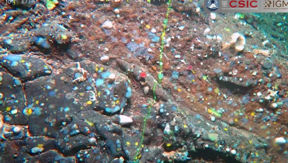 Vista de cerca de la cumbre de Los Atlantes