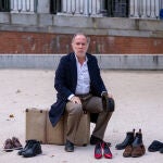 Luis Bermejo, en la Plaza de Oriente de Madrid, en una imagen promocional del espectáculo