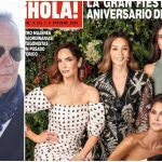 Bertín Osborne junto a la portada de "¡Hola!"