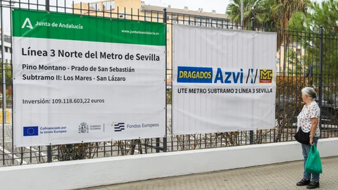 Inicio de obras del tramo 2 (Los Mares-San Lázaro) de la línea 3 Norte del metro de Sevilla