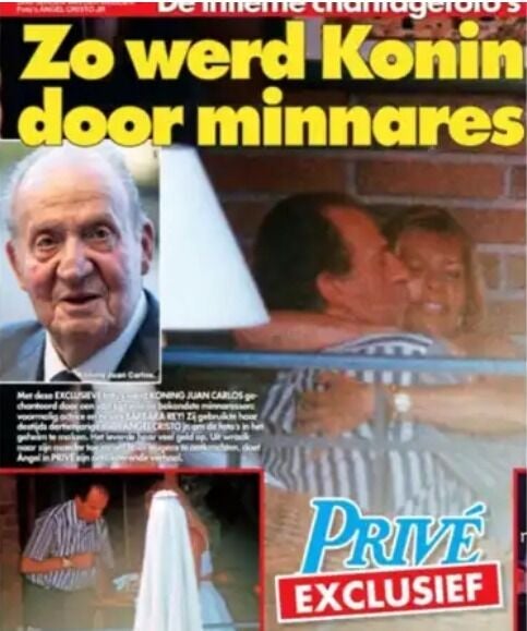 Portada de la revista &quot;Privé&quot; holandesa