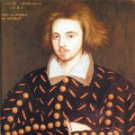 Retrato de Christopher Marlowe