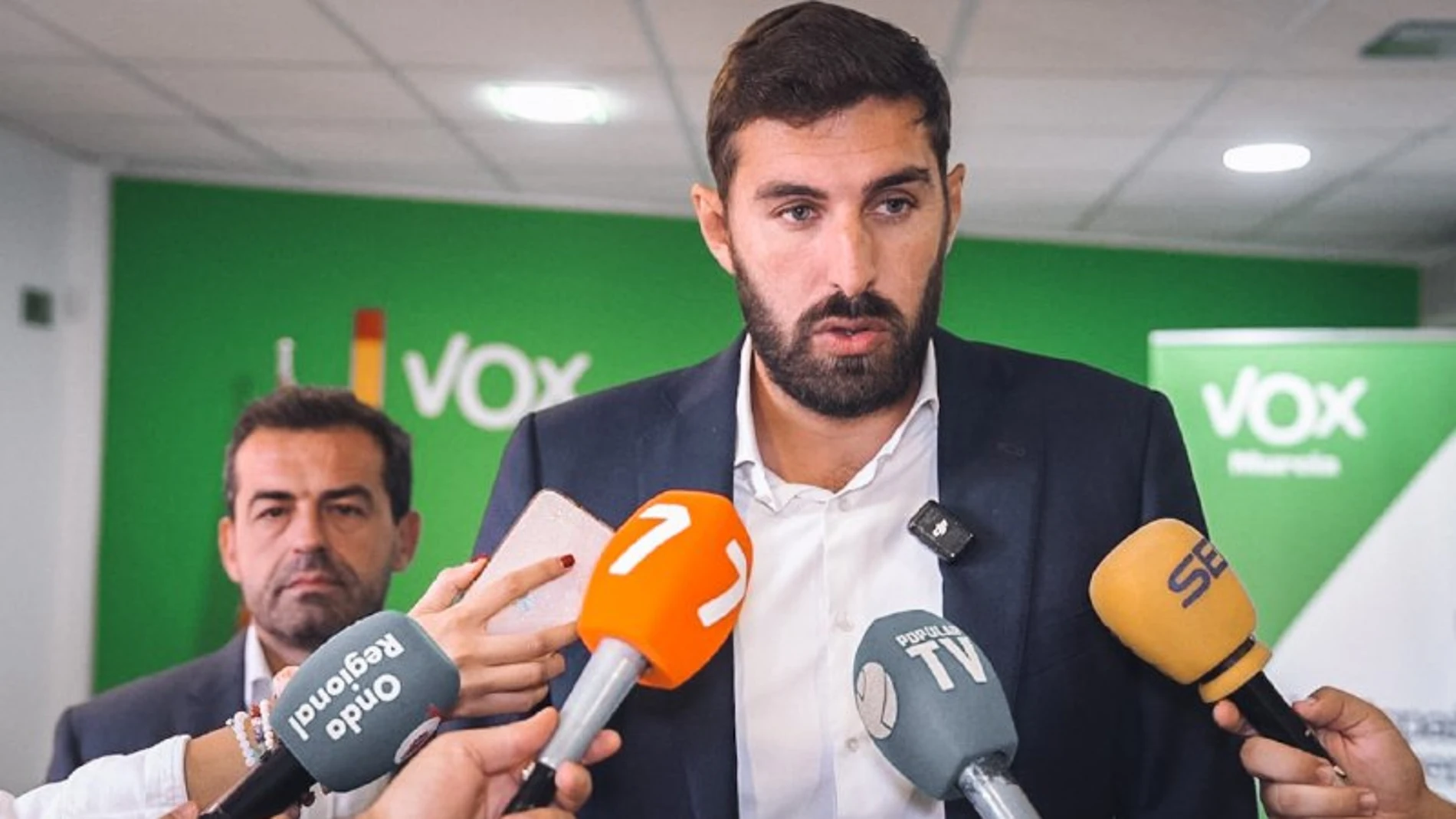 El presidente de VOX en la Región de Murcia, José Ángel Antelo