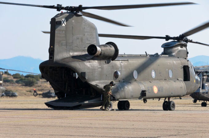 Helicóptero Chinook del Ejército de Tierra