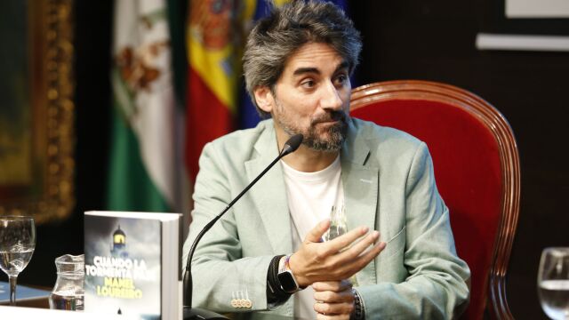 Manel Loureiro en la Cámara de Comercio de Sevilla