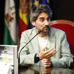 Manel Loureiro en la Cámara de Comercio de Sevilla