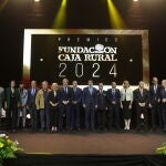 Autoridades y premiados en la Gala de la Fundación Caja Rural de Zamora