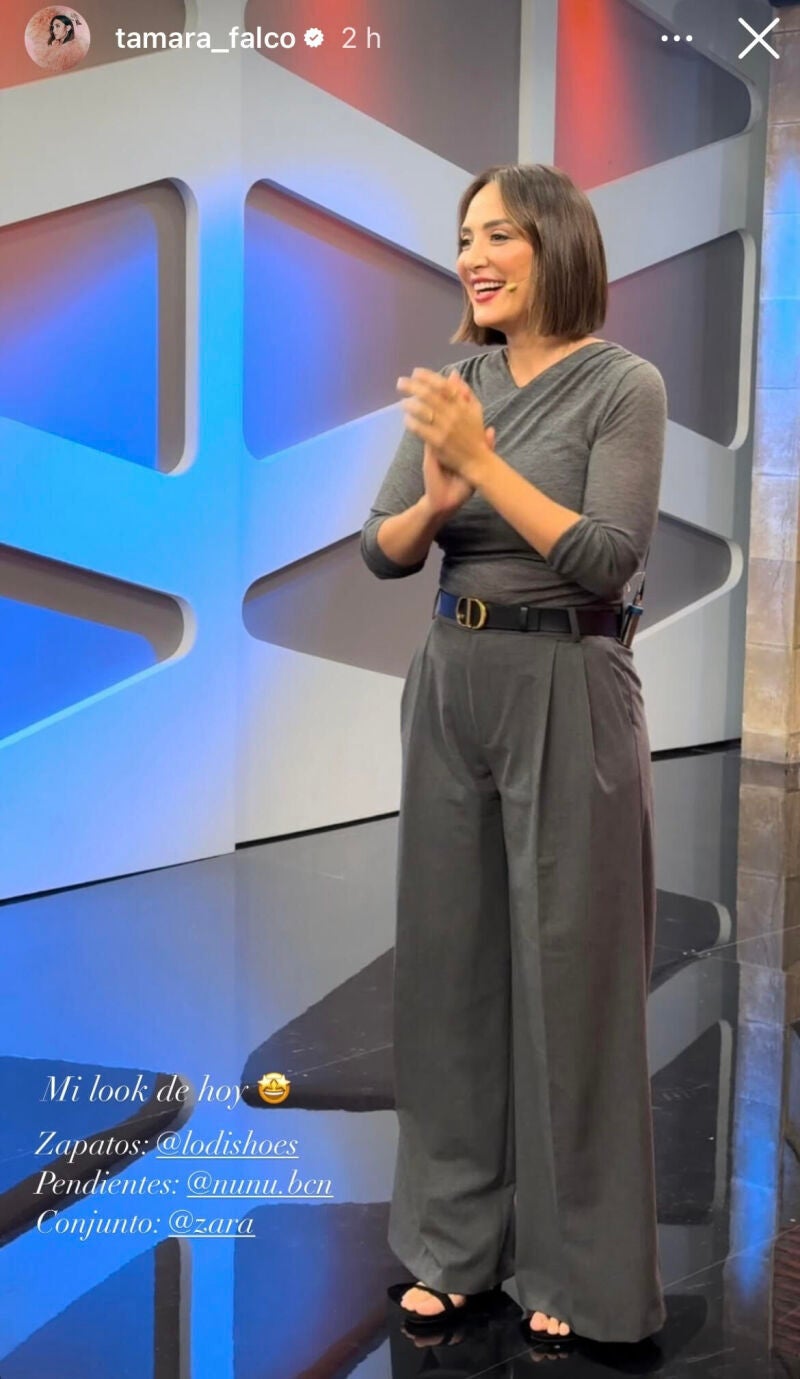 Tamara en 'ElHormiguero'.