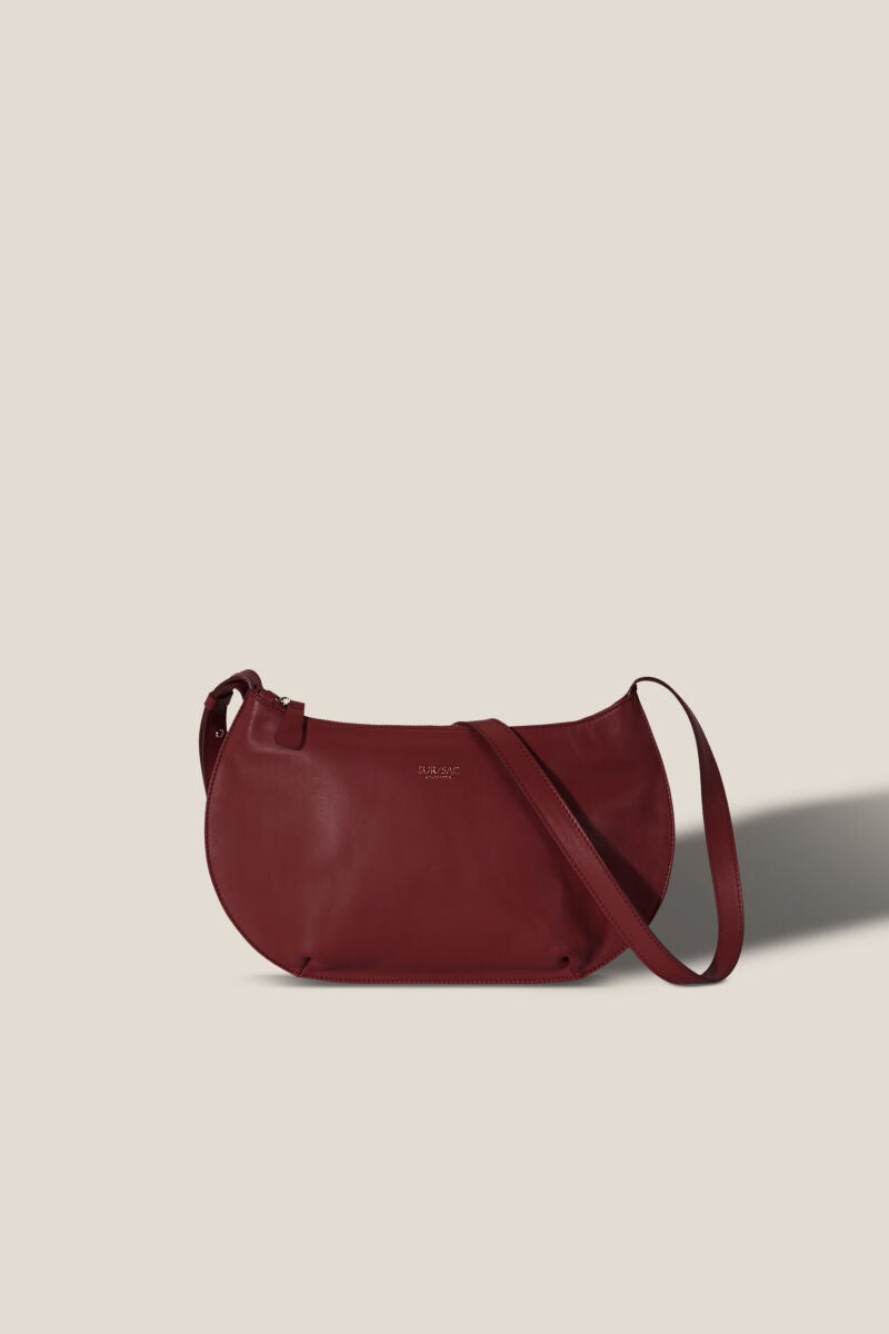 Bolso olivia burgundy