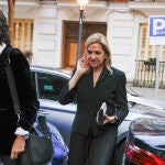 La Infanta Cristina y su look en Madrid.