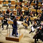 Un momento del concierto del pasado 24 de septiembre en el Auditorio Nacional de Música, que daba comienzo a la nueva temporada de la ORCAM.