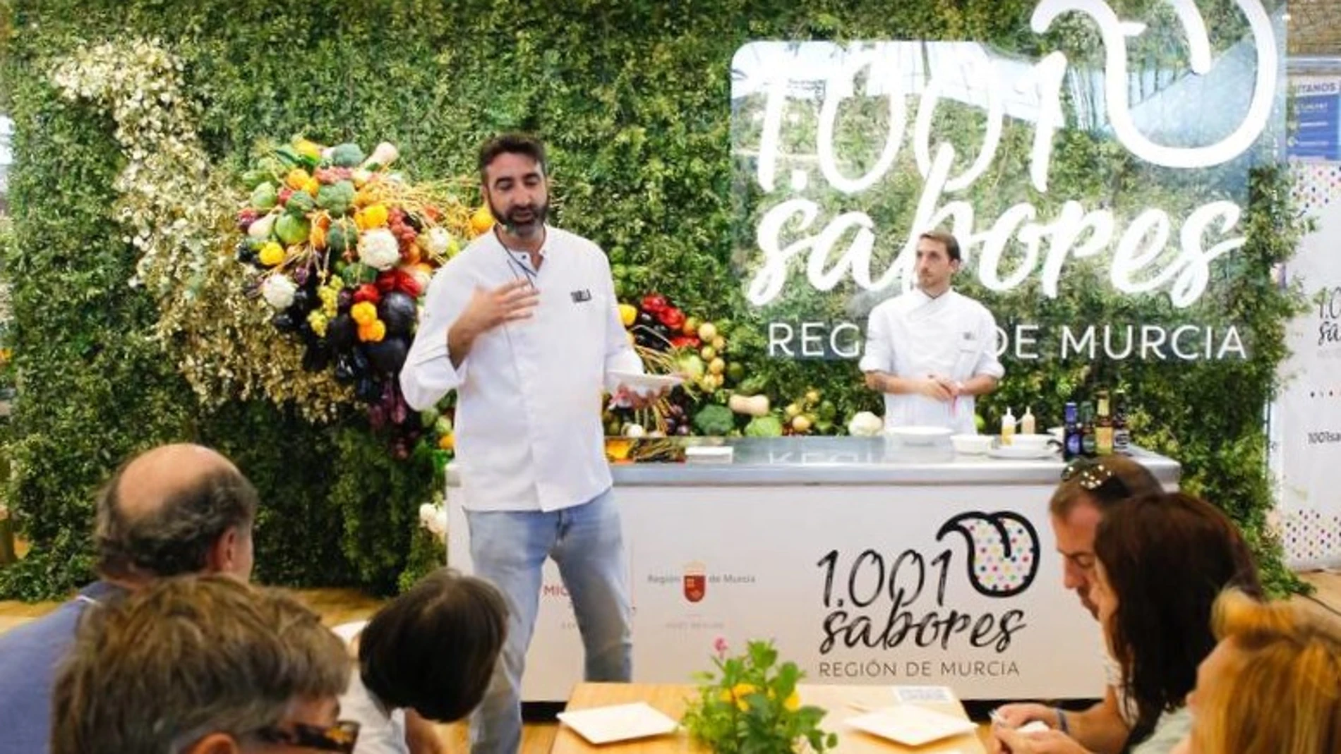 Imagen de una de las actividades celebradas en el stand de la Región