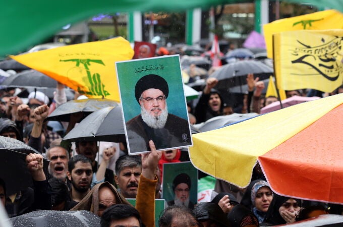 Anti-Israel protest in Tehran after death of Hezbollah leader Nasrallah