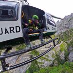 El GREIM de la Guardia Civil rescata a dos senderistas que habían quedado atrapados en La Pedriza