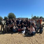 Los voluntarios de Fromago disfrutan de la jornada