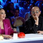 Tamara Falcó junto a Risto Mejide en 'Got Talent' 