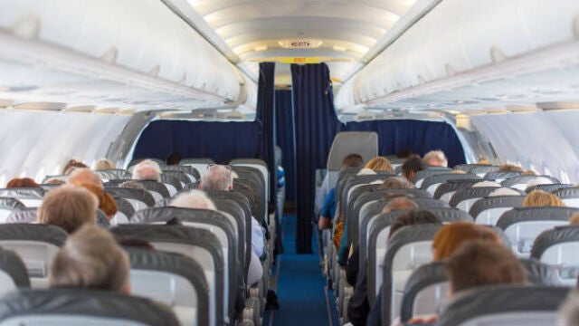 Interior del avión