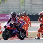 Jorge Martín celebra su victoria en el GP de Indonesia