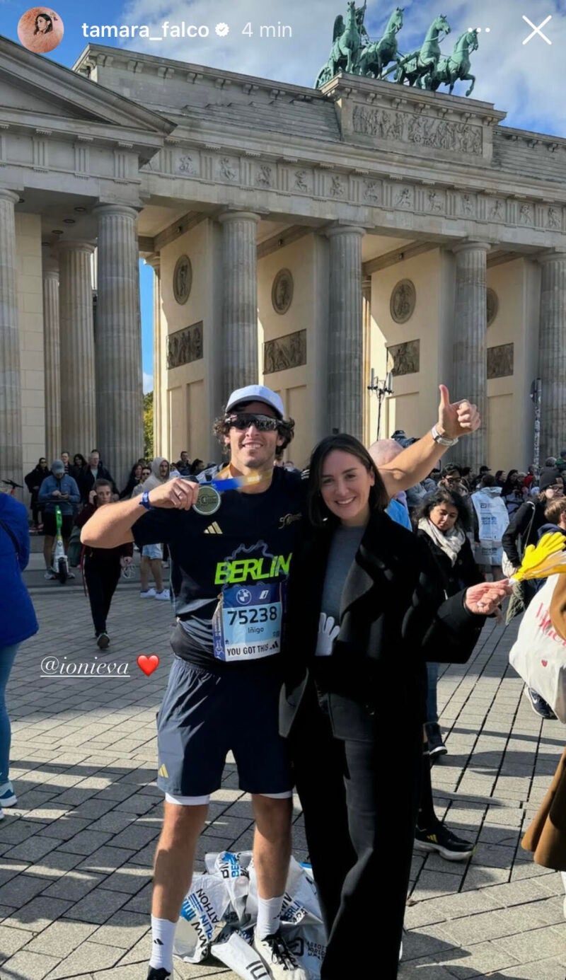 Tamara Falcó con Íñigo en Berlín.