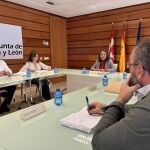 María González Corral se reúne con los grupos de Acción Local