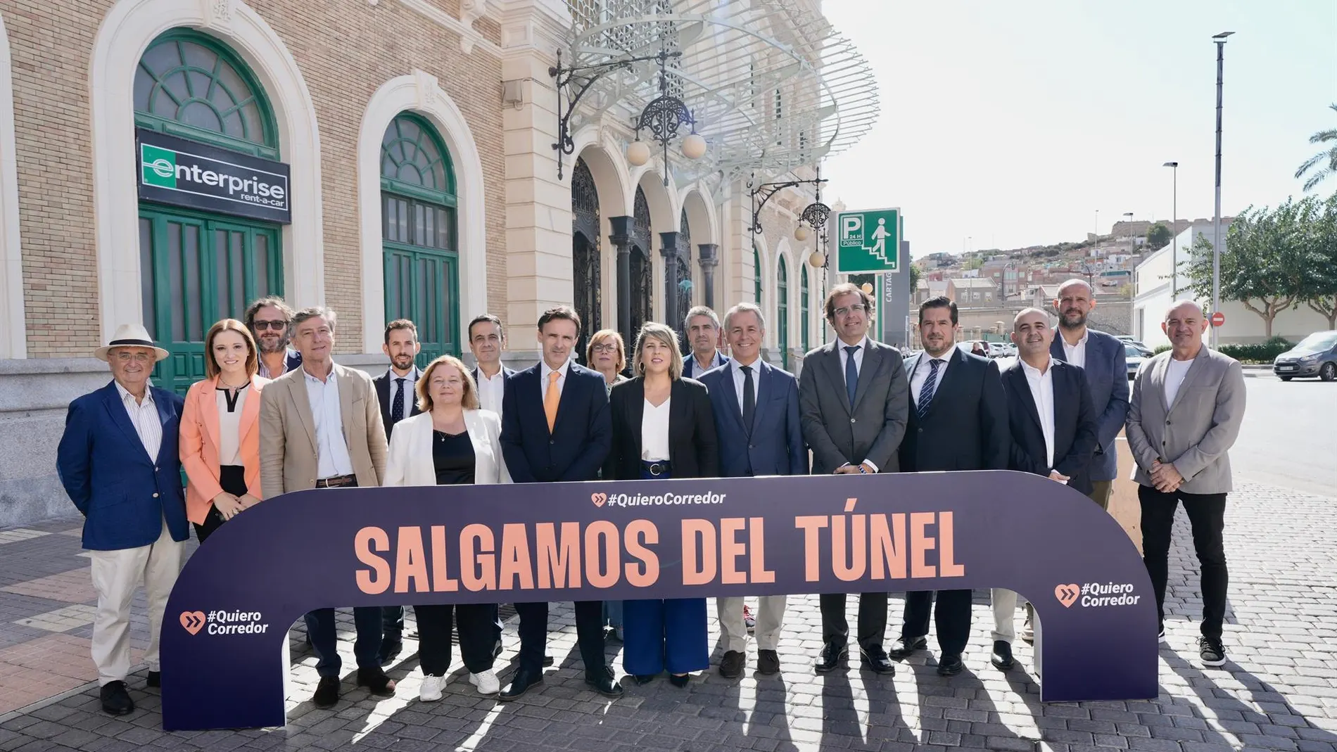 MURCIA.-La Comunidad y el Ayuntamiento de Cartagena reivindican la finalización de las obras del Corredor Mediterráneo