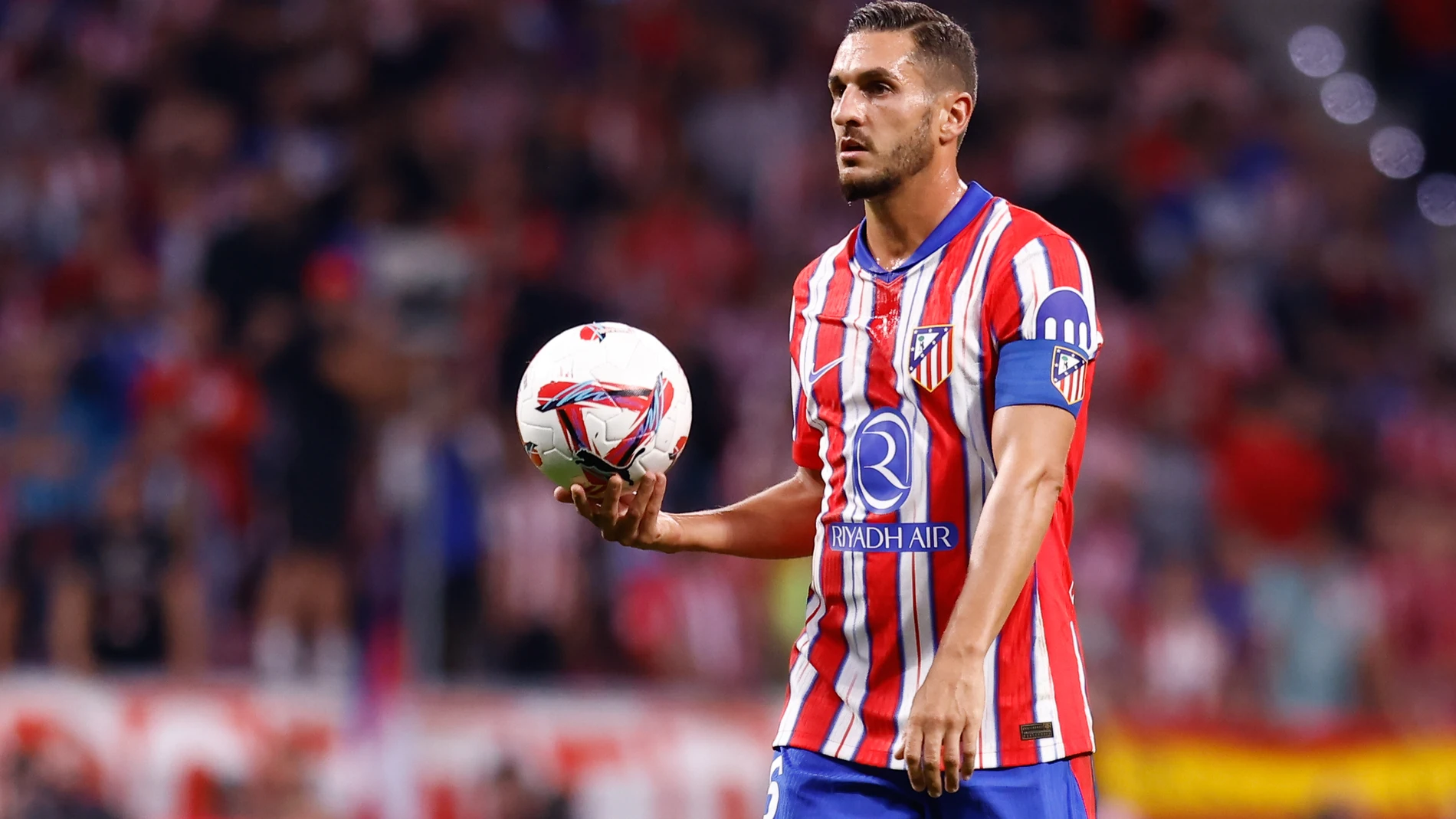 Jorge Resurreccion Koke of Atletico de Madrid looks on during the Spanish League, LaLiga EA Sports, football match played between Atletico de Madrid and Real Madrid at Civitas Metropolitano stadium on September 29, 2024, in Madrid, Spain.AFP7 29/09/2024 ONLY FOR USE IN SPAIN