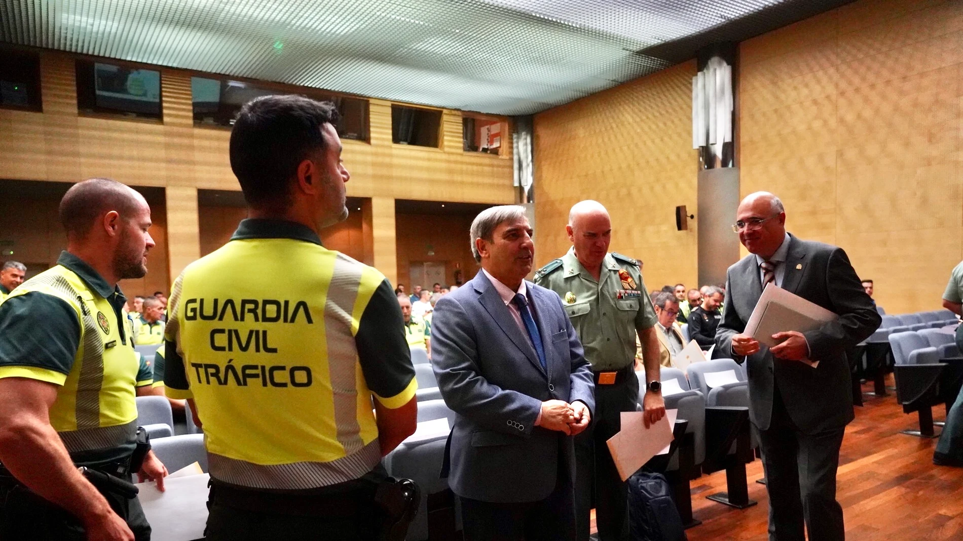 El consejero José Luis Sanz Merino antes de inaugurar la jornada