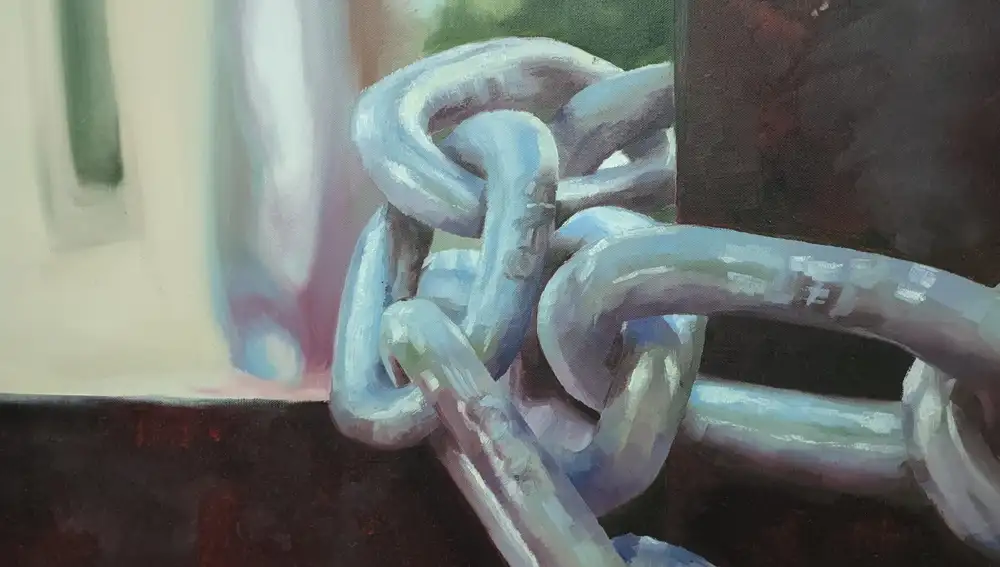 Uno de los cuadros que pueden verse en la exposición