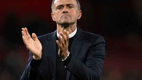 Luis Enrique, después de la derrota ante el Arsenal