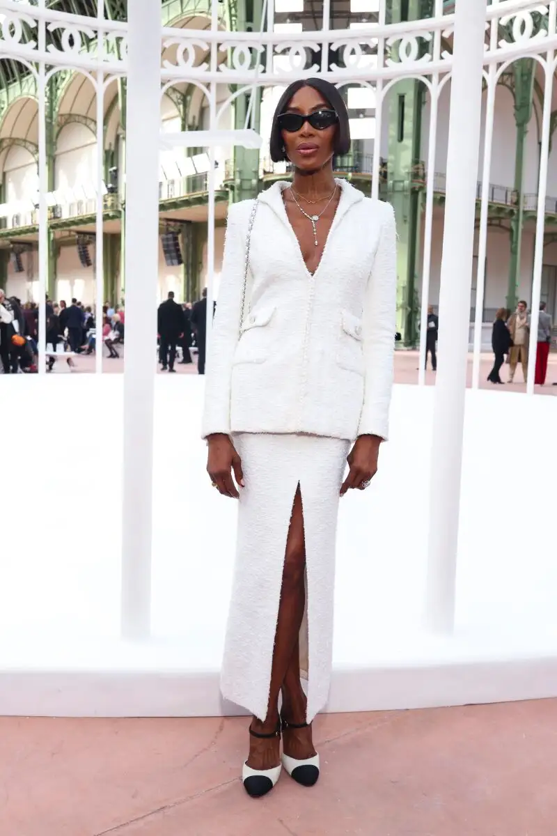 Naomi Campbell en el desfile de Chanel.