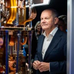 Olaf Scholz at IBM Quantum Data Center