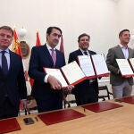 Borja Suárez, Suárez-Quiñones, Fernández Carriedo y Raúl Guantes