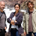 Alain Hernández, Megan Montaner y Félix Gómez en "La caza"