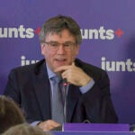 Puigdemont en jornadas de trabajo de JxCat en Waterloo