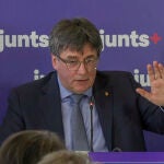 Puigdemont en jornadas de trabajo de JxCat en Waterloo