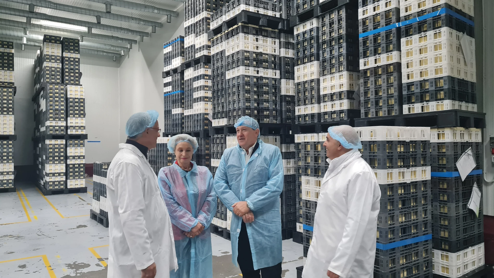 Faúndez visita la fábrica de Quesos El Pastor