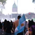 Marcha de profesores y alumnos de universidades públicas de Argentina