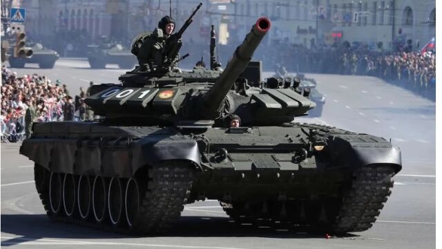 Un carro de combate ruso T-72