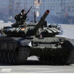 Un carro de combate ruso T-72